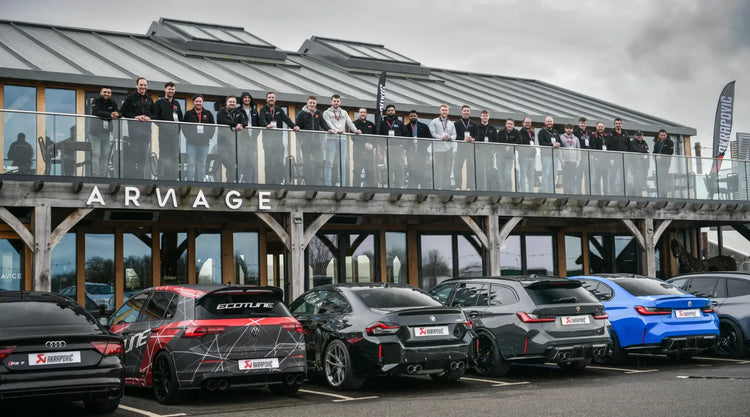 Photo of attending dealerships outside training facility