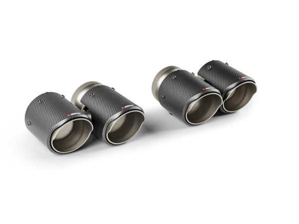 BMW M5 (G90 / G99) | Akrapovic | Tail Pipe Set (Carbon) Round