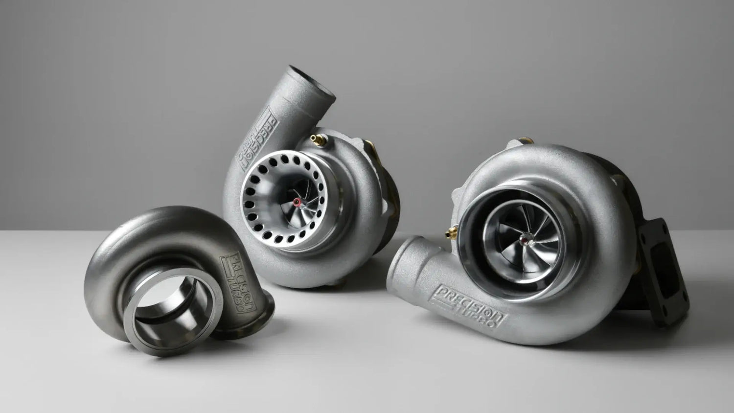 Showcasing Next Gen and Gen 2 Precision Turbos, proudly supplied by PERON Automotive, highlighting their cutting-edge performance and engineering.