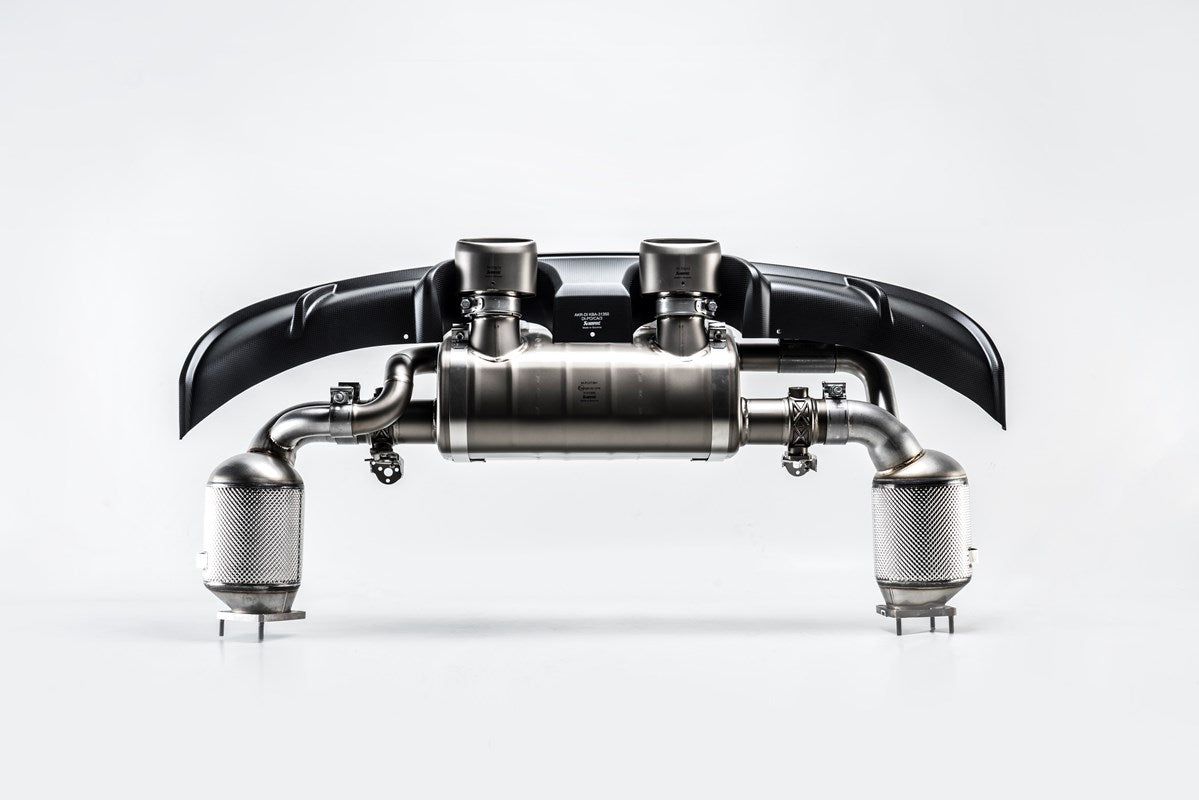 Porsche 911 Carrera / S / 4 / 4S / GTS (911.2) | Akrapovic | Rear Carbon Fiber Diffuser - High Gloss