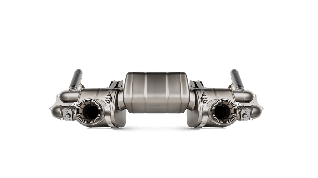 Porsche Cayman GT4 / Cayman GTS / Spyder / Boxster GTS (718) OPF/GPF | Akrapovic | Link pipe set (Titanium)