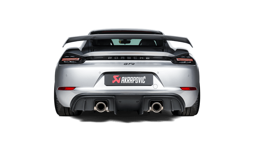 PORSCHE 718 CAYMAN GT4 / SPYDER - OPF/GPF 2020 - Tail pipe set (Titanium)