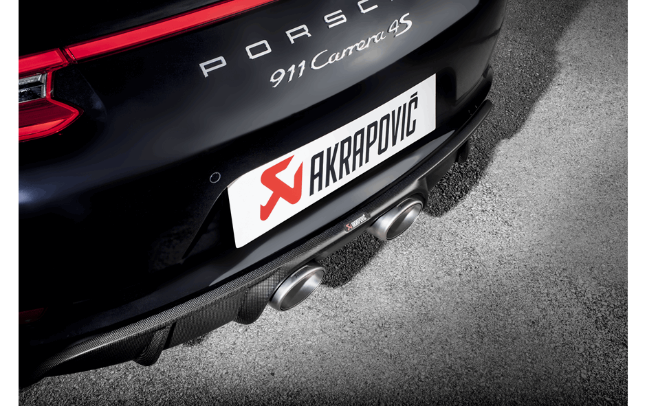 Porsche 911 Carrera / S / 4 / 4S / Cabriolet (991.2) | Akrapovic | Rear Carbon Fiber Diffuser - Matte