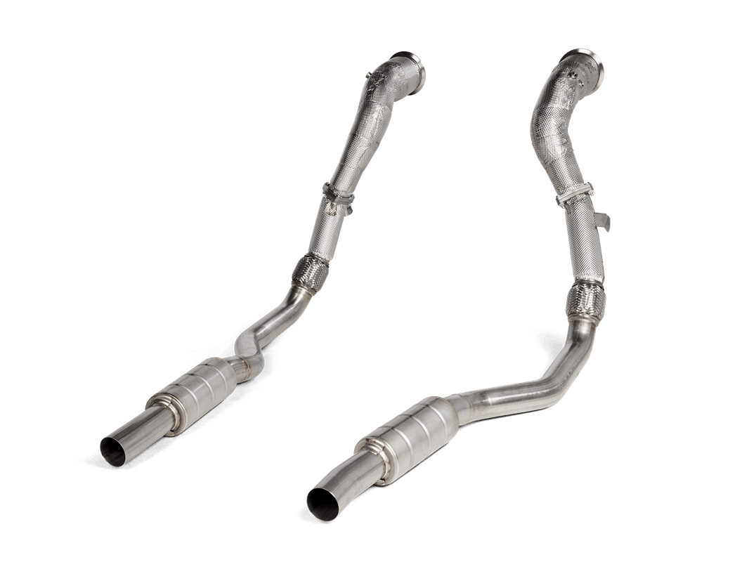 Audi RS6 / RS7 (C8) | Akrapovic | Downpipe and Link pipe set - 200 cpsi catalytic converters
