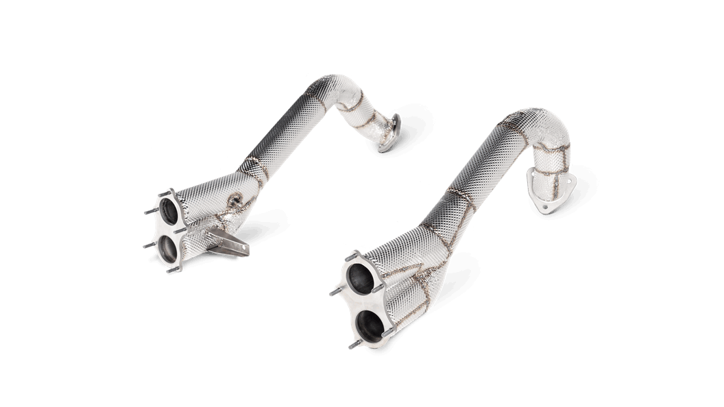 Porsche Cayman GT4 / Cayman GTS / Spyder / Boxster GTS (718) OPF/GPF | Akrapovic | Link pipe set (Titanium)