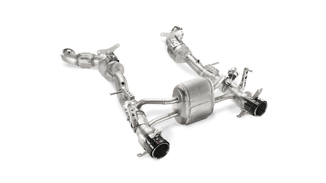 Ferrari 488 GTB/488 Spyder | Akrapovic | Link Pipe Set w Cat (SS)
