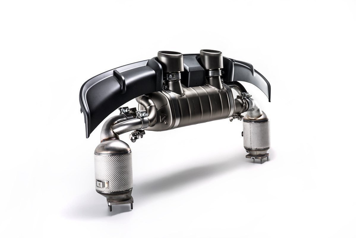 Porsche 911 Carrera / S / 4 / 4S / GTS (911.2) | Akrapovic | Rear Carbon Fiber Diffuser - High Gloss