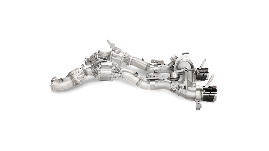 Ferrari 488 GTB/488 Spyder | Akrapovic | Link Pipe Set w Cat (SS)