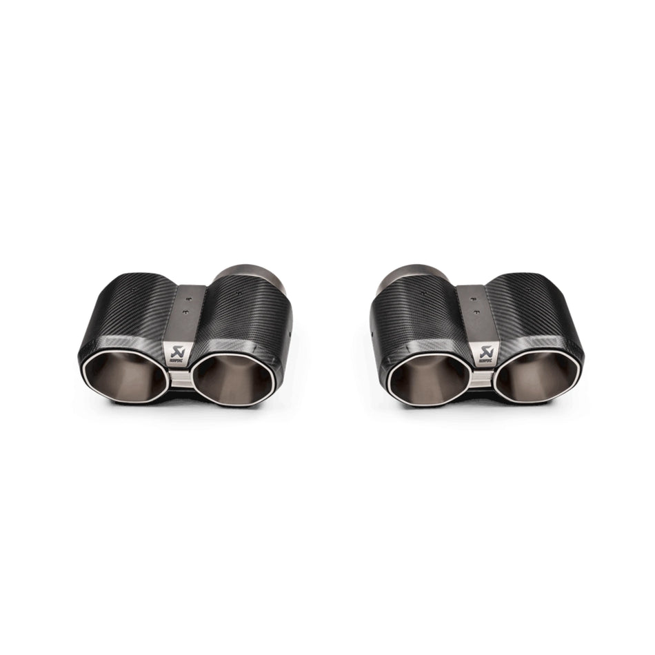 BMW M2 / M3 / M4 (G87 / G80 / G81 / G82 / G83) | Akrapovic | Octagonal Tail Pipe Set (Carbon)