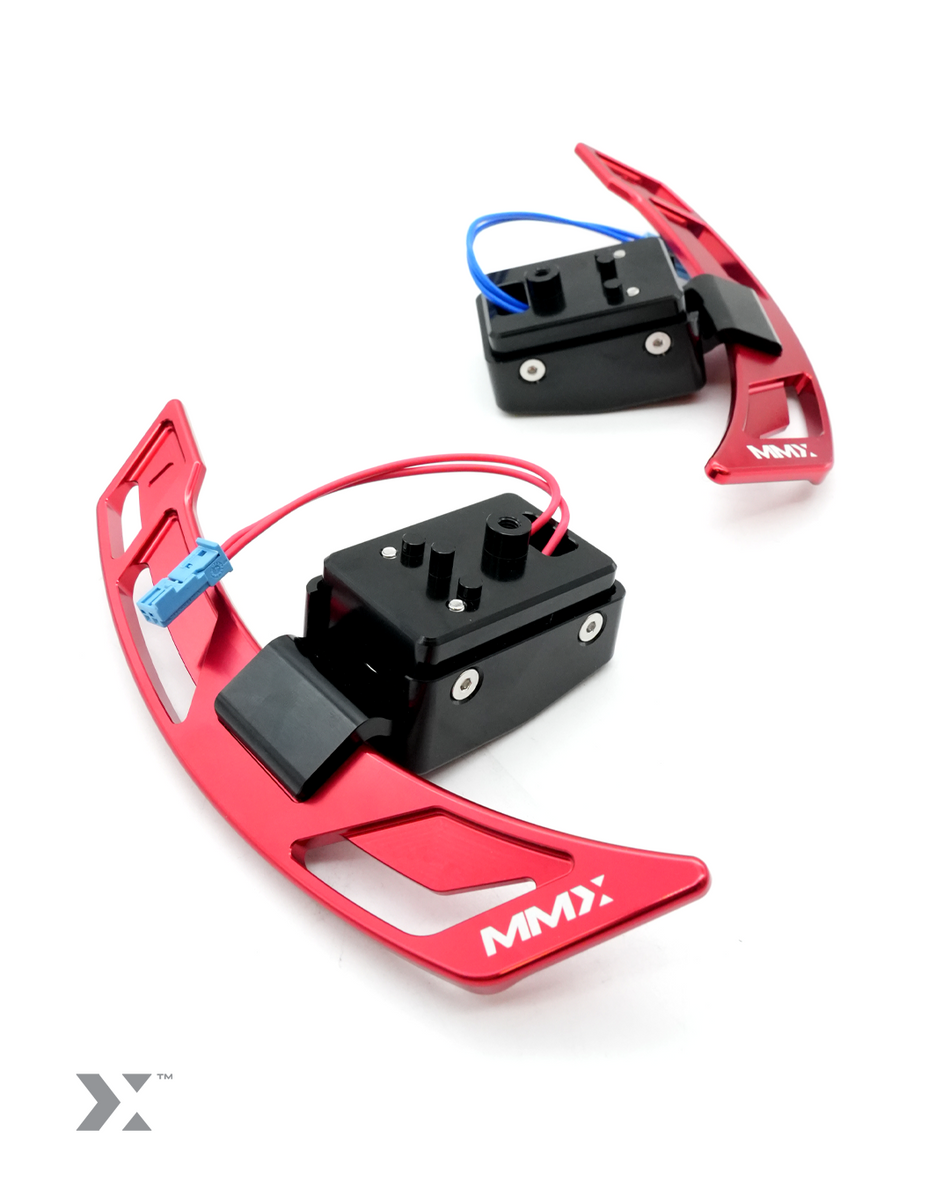 MMX Gear shift paddles | F Series | Titanium Magnetic Paddle Inc Fitting kit