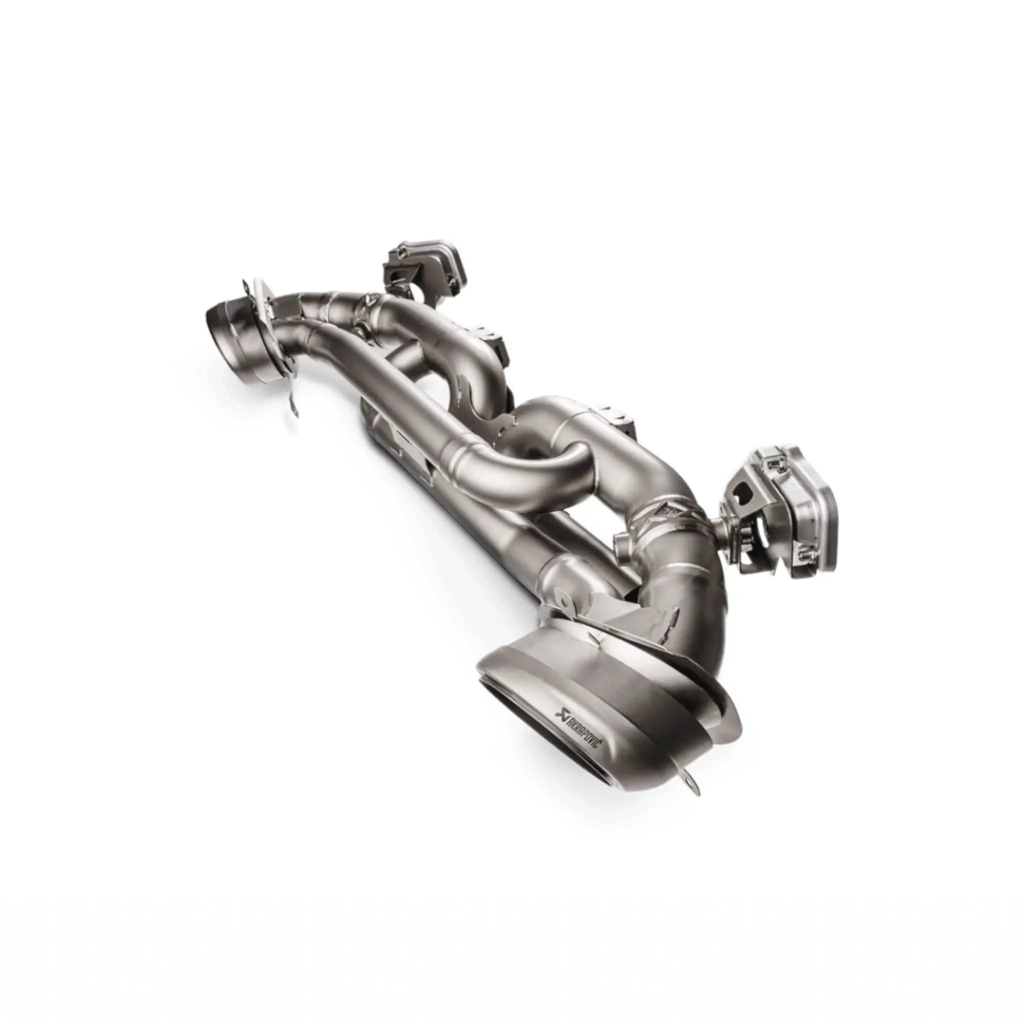 Akrapovic Slip-On Race Line titanium performance exhaust system for Porsche 911 Carrera 992, main product image.