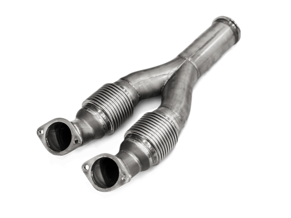 Nissan GTR | Akrapovic |  Link pipe (SS) for aftermarket turbochargers