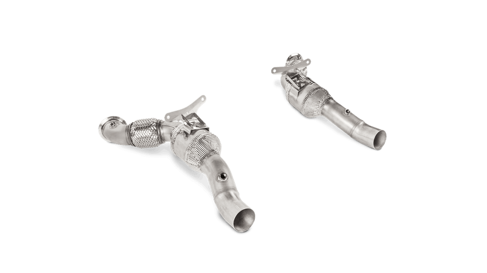 Ferrari 488 GTB / 488 Spider | Akrapovic | Link Pipe Set w/ Cat (SS)