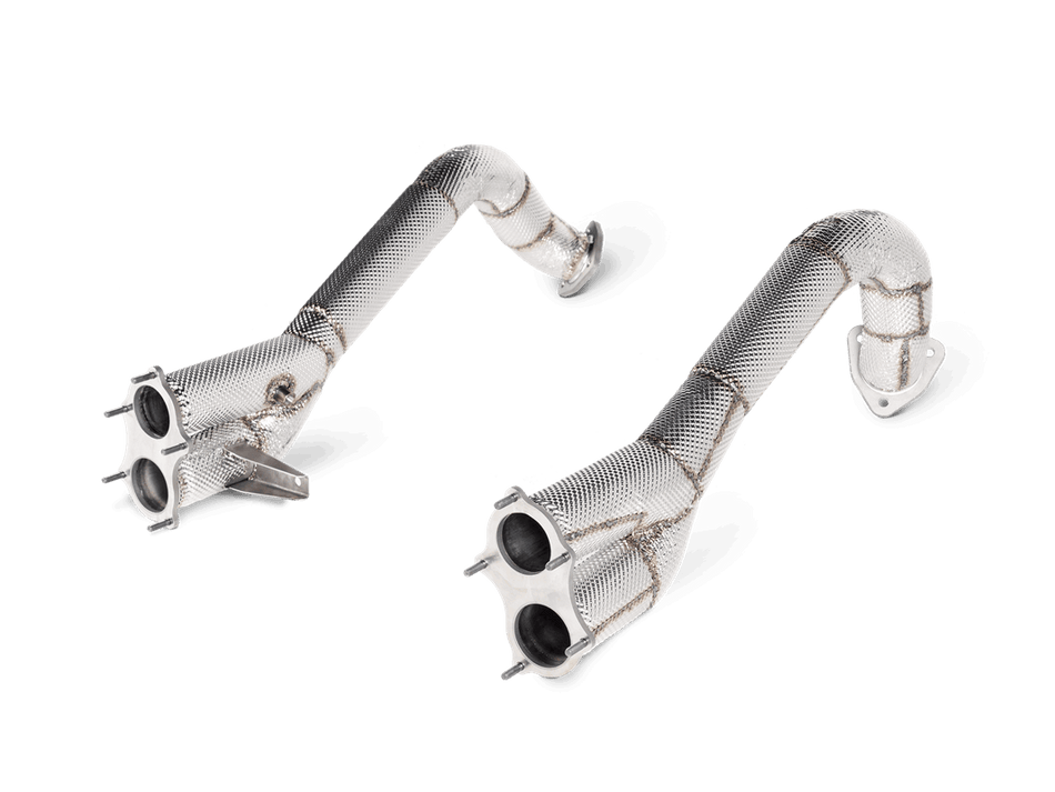 Porsche 718 Cayman GT4 / GTS 4.0 / Boxster GTS 4.0 | Akrapovic | Link Pipe Set (Titanium)