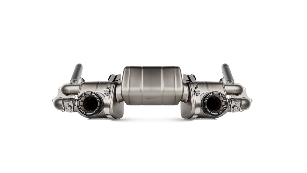 Porsche Cayman GT4 / Cayman GTS / Spyder / Boxster GTS (718) OPF/GPF | Akrapovic | Link pipe set (Titanium)