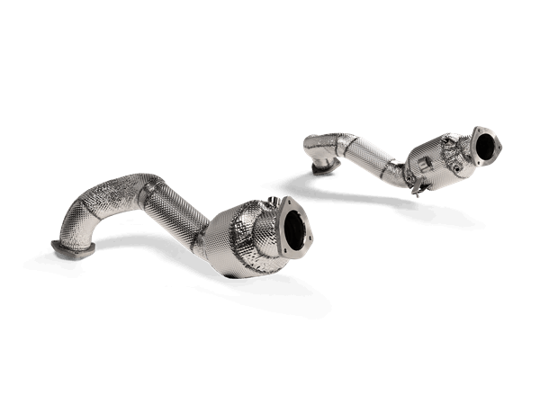 Porsche 718 Cayman GT4 RS / Spyder RS | Akrapovic | Link Pipe Set (Titanium)