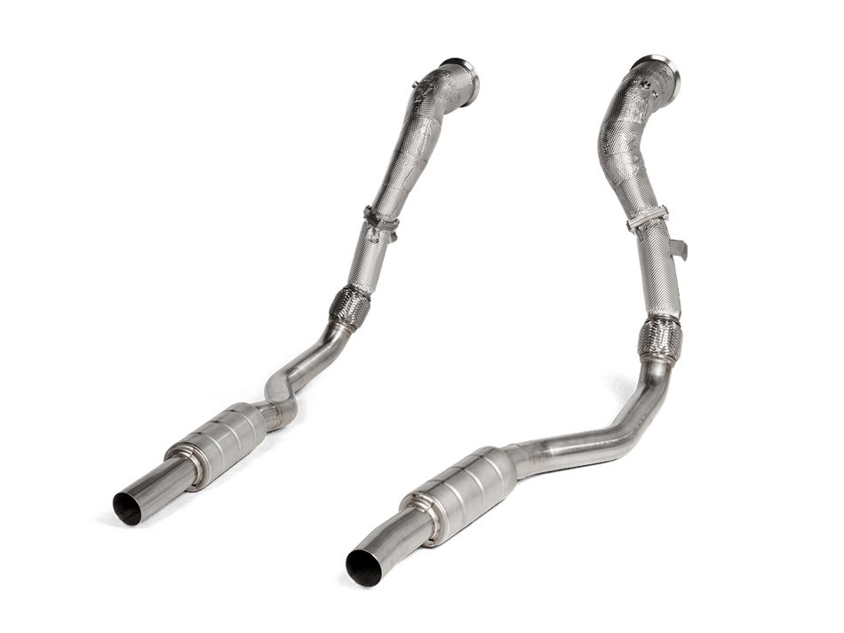 Audi RS6 / RS7 (C8) | Akrapovic | Downpipe and Link pipe set  - 200 cpsi catalytic converters